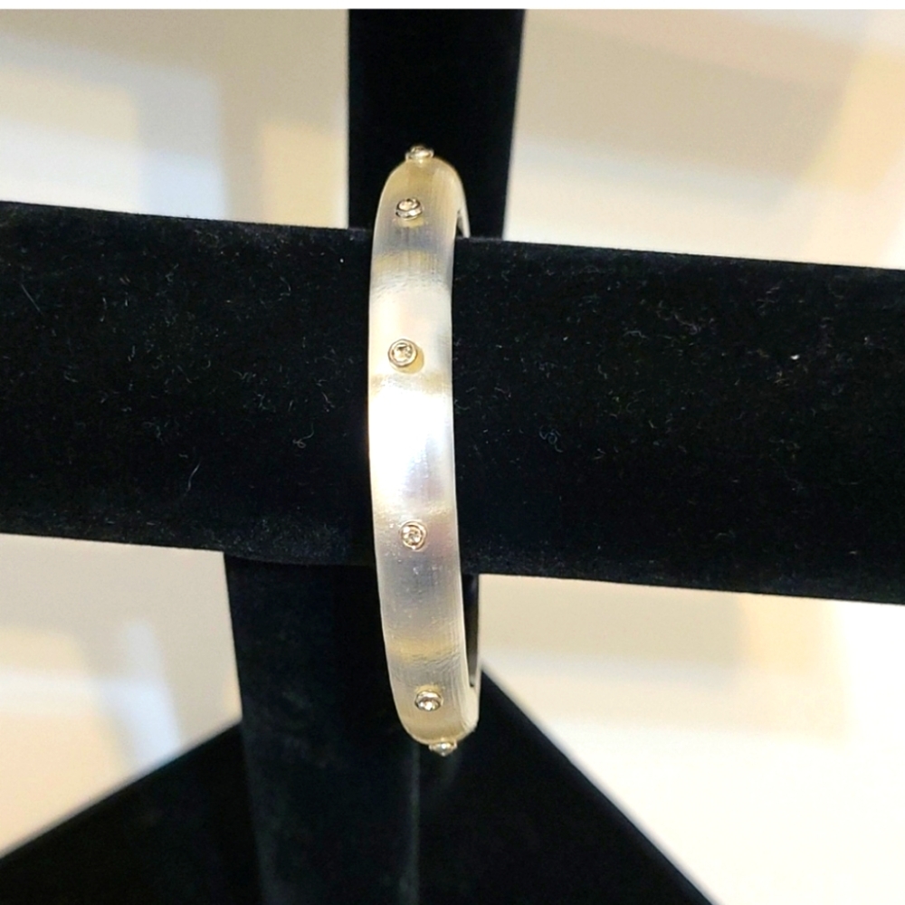 ALEXIS BITTAR BRACELET WITH MOTHER OF PEARL AND CRYSTALS!!!